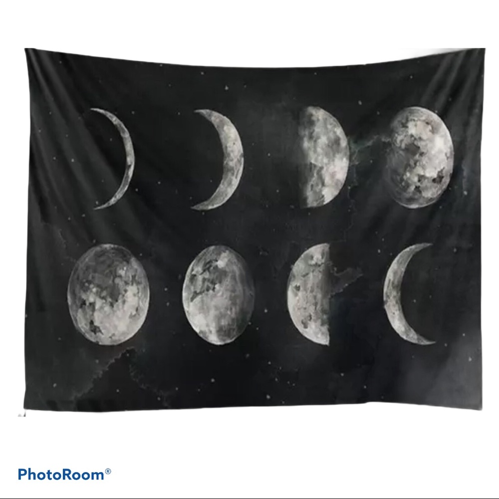 Moon / Lunar Phase Wall Hanging 95 x 70 cm NEW - Picture 1 of 2